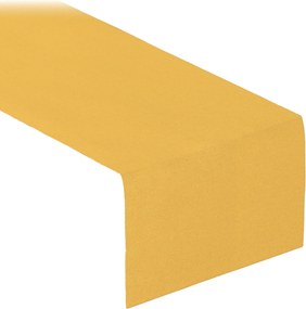 Štóla na stôl farba produktu žltá látka zapletaná, zatemňovacia