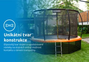 Marimex | Trampolína Marimex Premium 457 cm + vnútorná ochranná sieť + schodíky ZADARMO | 19000114