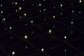 NEXOS Vianočná svetelná sieť 2 x 2 m, 160 LED, teplá biela