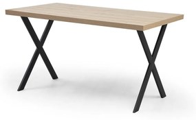 Jedálenský stôl Mibeku (dub) (pre 4 osoby). Vlastná spoľahlivá doprava až k Vám domov. 1093699