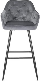 PROXIMA.store - Čalúnené barové kreslo SALEM FARBA: béžová