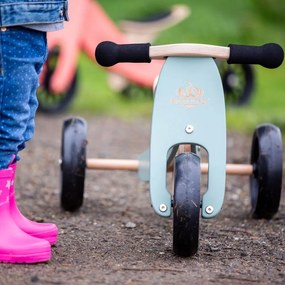 Drevené balančné odrážadlo Tiny Tot 2v1 zelená