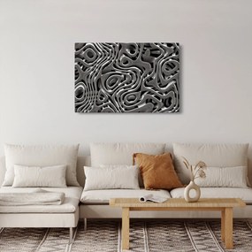 Obraz - Metalická abystrakcia (90x60 cm)