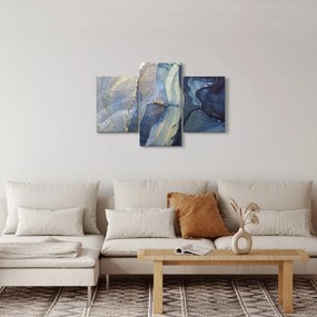 Obraz - Abstrakcia alkoholovým atramentom (90x60 cm)