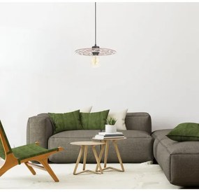 Luster na lanku FALCO 1xE27/60W/230V pr. 30 cm béžová