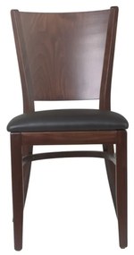 XTON 917 UP AMERICAN WALNUT DREVENÁ STOLIČKA S PODSEDÁKOM brown