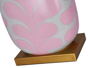 Štýlová stolová lampa Lora - ružová