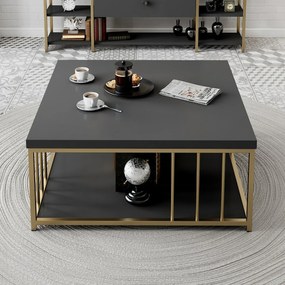 Konferenčný stolík Zenn Anthracite and Goldfarbe