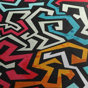 Obraz grafické abstrakcie (90x60 cm)