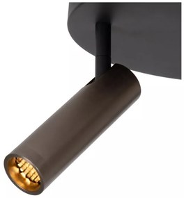 Lucide 22974/13/15 - Bodové svietidlo GRADO 3xGU10/12W/230V hnedá/čierna