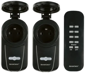 SILVERCREST® Interiérové/Exteriérové rádiové zásuvky (súprava exteriérových rádiových zásuviek, 3-dielna) (100356804)