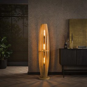 Stojaca lampa 70-52 Orbit 3L Drevo Mango - Komfort-nábytok
