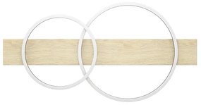 Eglo 901716 - LED Stropné svietidlo BOYAL 2xLED/12W/230V 3000K béžová/čierna