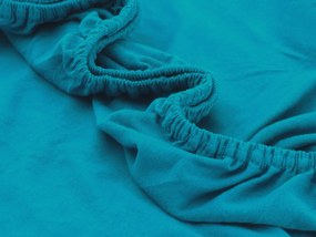 XPOSE® Jersey plachta Exclusive - tyrkysová 90x200 cm