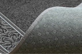 Protišmykový behúň ST.TROPEZ 94 sivý, rám - Výpredaj