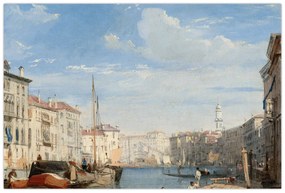 Obraz - Richard Parkes Bonington, The Grand Canal, reprodukcia (90x60 cm)
