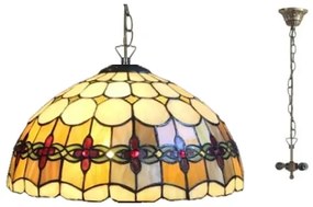 Vitrážový luster AGENA Ø40 2*E27