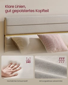 Manželská posteľ 140 cm RMB504LH01