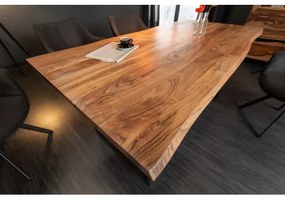 Jedálenský stôl 40048 180x90cm Masív drevo Divoká Acacia  - Komfort-nábytok