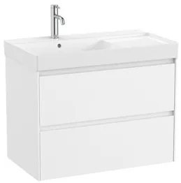 Roca Ona kúpeľňová skrinka s umývadlom 80x64,5x46 cm biela mat ONA802ZBML