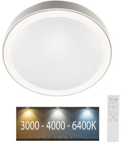 LED Stmievateľné stropné svietidlo LED/40W/230V 3000K/4000K/6500K + DO