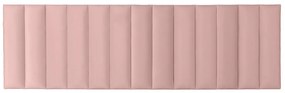 Čalúnený nástenný panel FRAME KRONOS 15x60 cm Farba: Svetlozelená