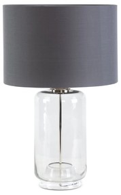 Dekoračná lampa LILA 38x61 cm sivá
