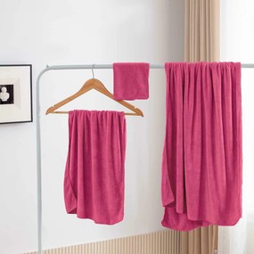 Rýchloschnúci uterák ACTIVE fuchsiový Rozmer: 70X140 cm