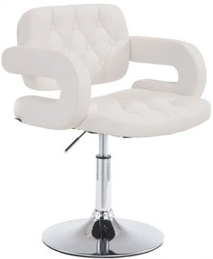 Stolička Dublin lounger - Biela