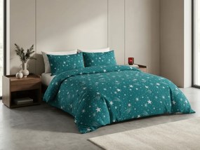 Flanelové obliečky NIGHT SKY tyrkysové Rozmer obliečky: 70 x 90 cm | 140 x 200 cm