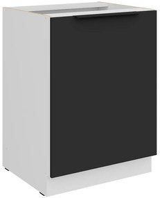 Kuchynská skrinka Aria-Bl/Wh Anti Fingerprint 60d 1f Bb