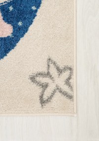 TA Koberec H330A BIELA/NAVY HAPPY FBA Rozmer: 120x170 cm