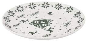 Altom Porcelánový dezertný tanier Grenlandia 20 cm, zelená