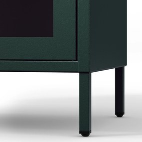 Vitrína LUIGI, 500 x 1800 x 350 mm, Modern: fľaškovo zelená