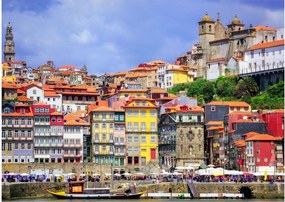 Obraz - Ribeira, Portugalsko (70x50 cm)