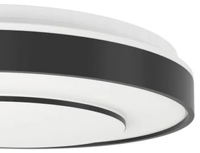 Eglo 300688 - LED RGBW stmievateľné stropné svietidlo MONTERIGGIONI-Z LED/18,5W/230V čierna+DO