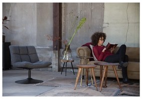 Tmavosivé kreslo Dutchbone Bar