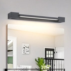 Brilagi - Kúpeľňové LED osvetlenie zrkadla AQUA LINE LED/12W/230V 45 cm IP44 antracit