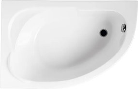 Polimat Akrylátová asymetrická vaňa Standard 130x85 L(R) AS POLIMAT-Farba: Biela, POLIMAT-Orientácia: Pravá