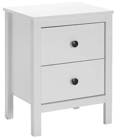 Adore Furniture Nočný stolík 61x46 cm biela AD0039