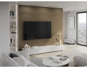 Mexen Lam-B, akustické stenové lamely 275 × 30 cm, HDF doska 4 mm, technická dyha, dub ušľachtilý, S100-275307-3015-004