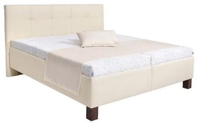 Čalúnená postel Mary 160x200, béžová, vrátane matraca