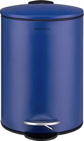 Modrý pedálový oceľový odpadkový kôš 3 l Tubo – Blomus
