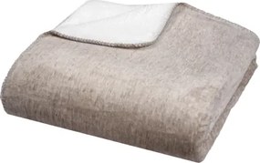 Deka Melange 150x200 cm, taupe%
