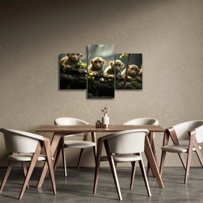 Obraz - Opičky (90x60 cm)