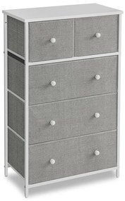 Autronic BONTEC Komoda 56x30x93cm, kov, šedá, AUK-E1051 GREY Farba: Šedá