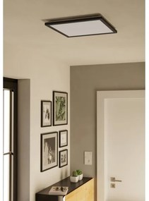 Eglo 901443-LED Kúpeľňové stropné svietidlo ROVITO 17,6W/230V 39x39cm IP44 čierna