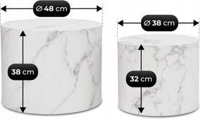 PROXIMA.store - Moderná zostava stolíkov LEILA FARBA: dub