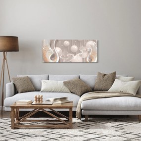 Obraz - Zakliate labute (120x50 cm)