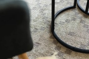 Koberec SOFT 8047  krém/svetlo hnedý